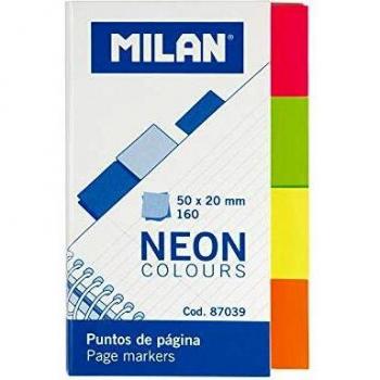 Milan Kleurige PaginaMarkers – 160 dots x10