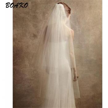 BOAKO 120cm Ivory Cathedral Wedding Veil