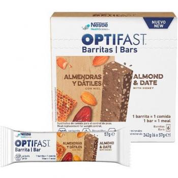 Optifast Barritas de Almendras y Dátiles con Miel 6 unidades