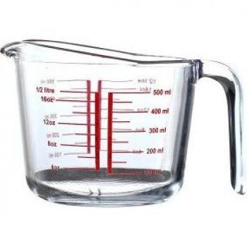 250ml Graduated Glass Measuring Cup