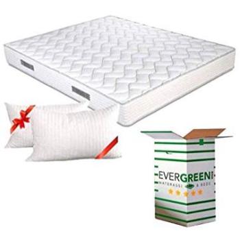 EvergreenWeb SleepFoam Fashion 140x200 20 cm Bianco con Cuscino Memory