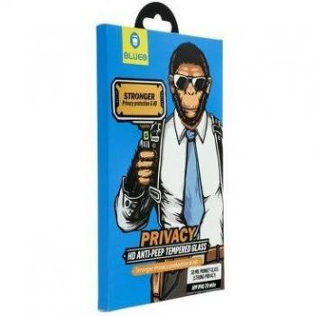 Vidrio Temperado Full Cover Mr Monkey en Negro para iPhone X y XS