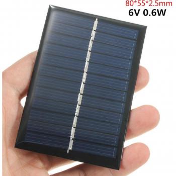 Travel Solar Charger Panel 5V 6V Portable