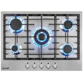 Baridi 70cm 5-Zone Stainless Steel Gas Range – DH227 Model