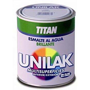 Esmalte Titan Unilak 750 ml Brillo Negro