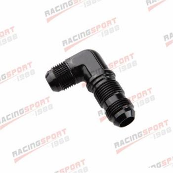 90 Degree 12AN AN-12 Bulkhead Fitting Adapter Aluminum Alloy Blue