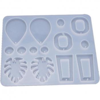 Silicone Casting Mold for DIY Jewelry Earring and Pendant
