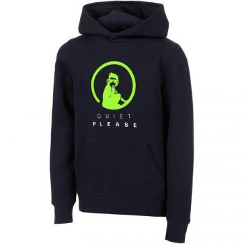 Sudadera Juvenil Logo Wild Advantage – Azul Sombra, Verde Brillante