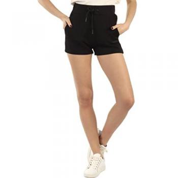 Black Athletic Short with Lace‑Up, Size XS (Female)