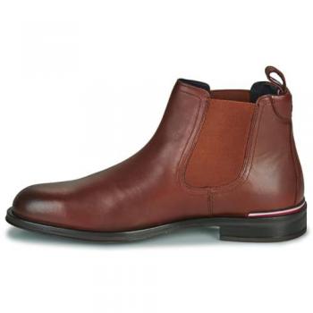 Botas Tommy Hilfiger Core Rwb Lth Cognac