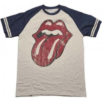 T-shirt Les Rolling Stones Unisexe Naturel/Bleu marine L