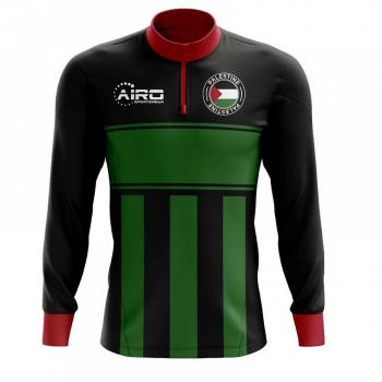 Men's Concept Football Midlayer Half‑Zip, Size XL – Black