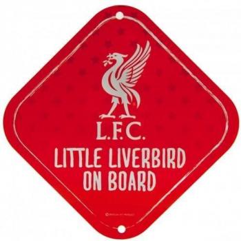 Red One‑Size Liverpool FC Little Bird Car Sign