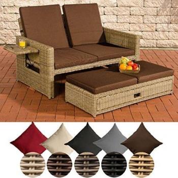 Fauteuil Ancona avec Repose-Pied en Polyrotin