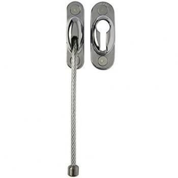 Socona X1 Entrebailleur à chaîne pour porte, Chrome