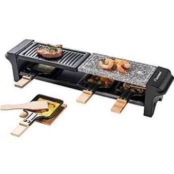 Raclette électrique Bestron avec pierre de cuisson naturelle ARG200BW