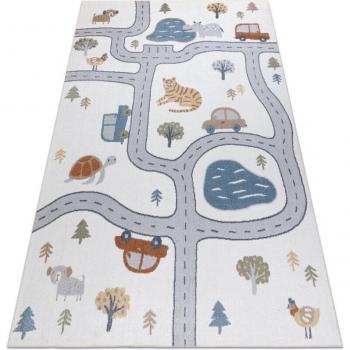 Tapis 8283 Rue Crème et Gris 240x330 cm