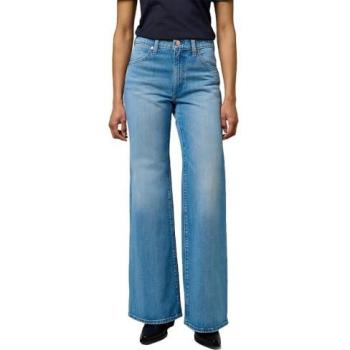 Female Wrangler 70s Flare Jeans Soft Ocean 31