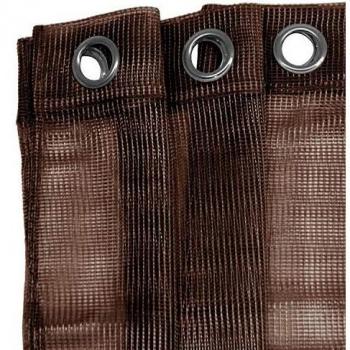 Braune Fensterdekoration 260x140 cm