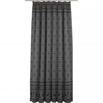 Vorhang WIRTH Romo Gardinen Gr. 145cm, Kräuselband, 135cm, grau