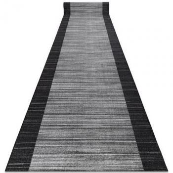 Tapis de Couloir Antidérapant Gris 110 cm Streifen