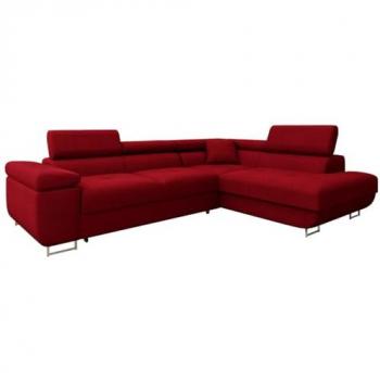 Riviera Red Sofa S101 – Comfivo con Cajón de Ropa