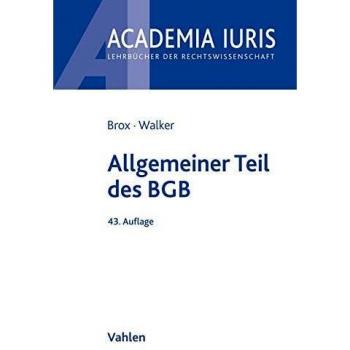 Allgemeiner Teil des BGB