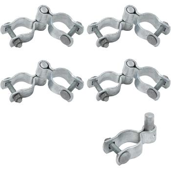 Kit de charnières pour porte de clôture à mailles de chaîne 1-3/8