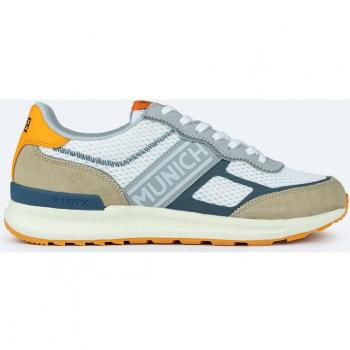 Munich Corsa Size 46 Sneakers – White, Beige, Navy Mix