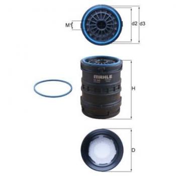 MAHLE KC 645D Kraftstofffilter