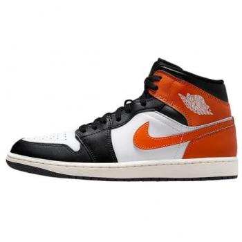 Jordan AJ1 Mid Uomo Cuoio e Sintetico Marrone
