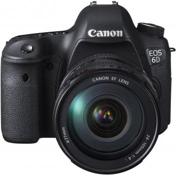 Canon EOS 6D 20,2 MP Reflex – Objectif 24‑105 mm IS USM f/4.0 L Series Noir