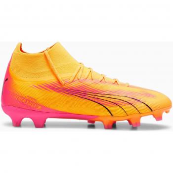 Puma UltraPro FG/AG Striker Cleats – Sunset Glow Black (Sun Stream) – UK 11 Unisex