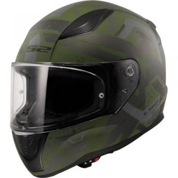 Casco Integrale LS2 FF353 Rapid II Thunderbirds Nero Verde XL