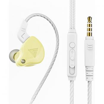 Cascos con micrófono QKZ AK6-X AK9, controlador de cobre, estéreo y graves