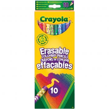 Crayola | Set of 10 Erasable Colored Pencils