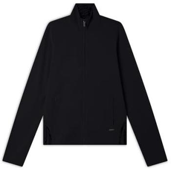 Felpa zip con collo alto e dettagli animalier