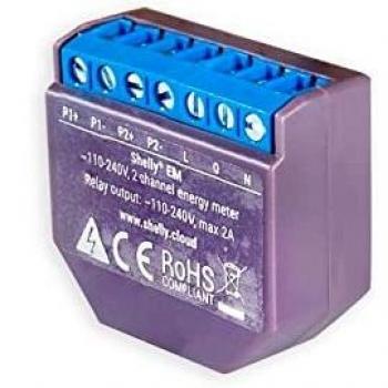 Compteur Wi-Fi Shelly EM avec pince ampèremétrique 50A