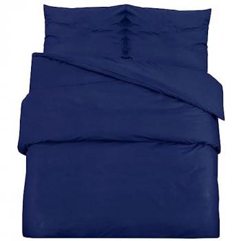 Housse de couette en coton Bleu marine 220x240 cm