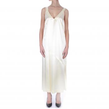 Donna Abito Calvin Klein Butter Naïa midi con fascia ampia
