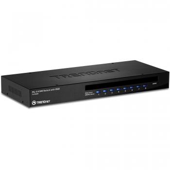 Switch KVM Trendnet TK-802R 8 porte PS/2 per montaggio rack