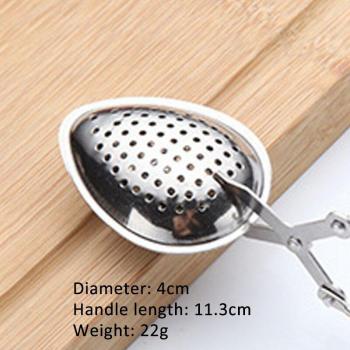 Infusor de té y filtro de condimentos, 1 unidad, acero inoxidable 410