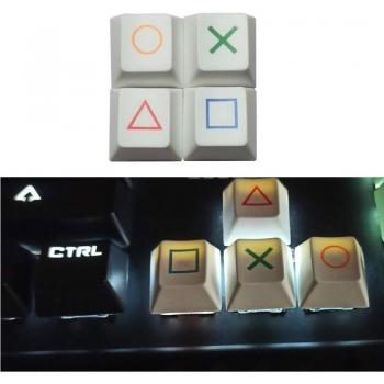 Teclas de flecha direccional WASD para teclado mecánico, 4 Uds. PBT