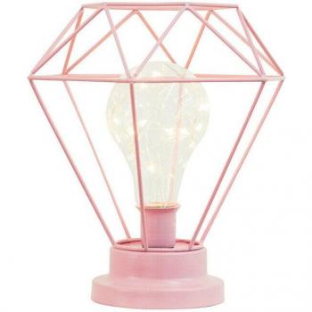 Lámpara LED Retro Geométrica y Compacta