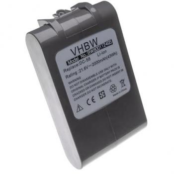 Batería de 2000 mAh compatible con Dyson V6 Animalpro, V6 Baby+Child, V6 Animal, V6 Absolute (21.6V)
