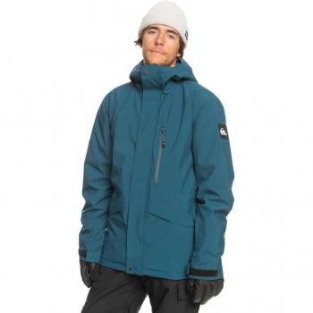Giacca Quiksilver Mission Solid Resistente al Vento Blu