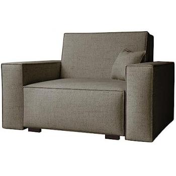 Schlafsofa Clivia mit Holzfüßen und Kissen