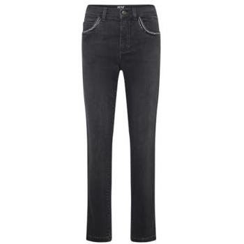 Jerseyhose RABE Rabe Sunny Jeans – Zeitloser Stil für jeden Tag Gr. 48, Normalgrößen, grau, Damen