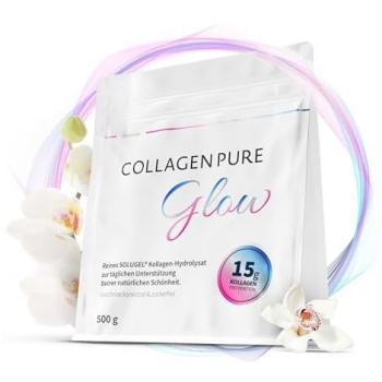 Glow 100 % Reines Kollagenpulver – Geschmacksneutral, leicht löslich – 500 g