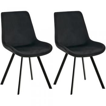 CLP Polsterstuhl Lewes (2er Set) mit 360 Grad Drehfunktion